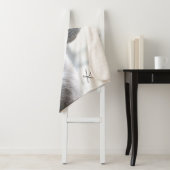 Couverture Sherpa Gray Kitty Chat (En situation)