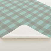 Couverture Sherpa Green Gingham (3/4)
