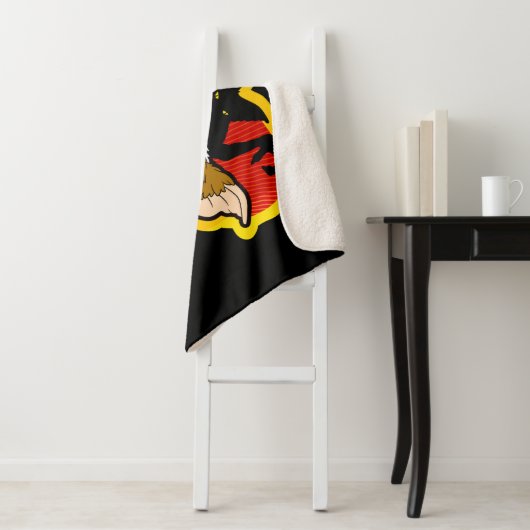 Couverture Sherpa Gremlins | Gizmo Stripe (En situation)