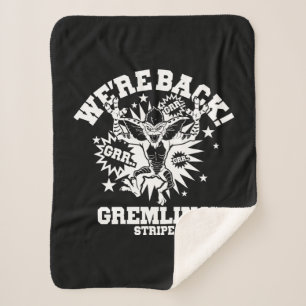 Couverture Sherpa Gremlins   Stripe Nous sommes de retour