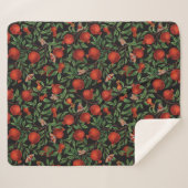 Couverture Sherpa Grenades et papillons Bella (Devant (Horizontal))