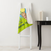 Couverture Sherpa Grenouille à crème glacée (En situation)