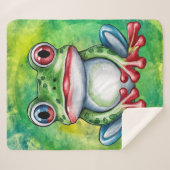 Couverture Sherpa Grenouille mûre (Devant (Horizontal))