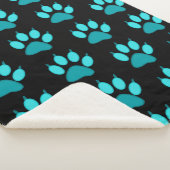 Couverture Sherpa griffes de chat (3/4)