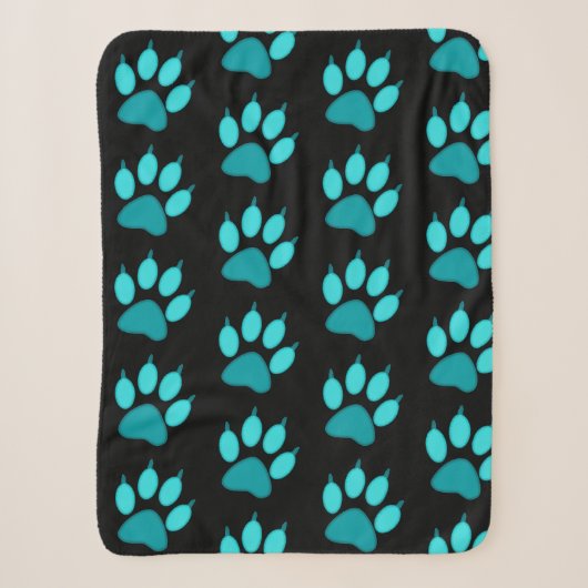 Couverture Sherpa griffes de chat (Devant)