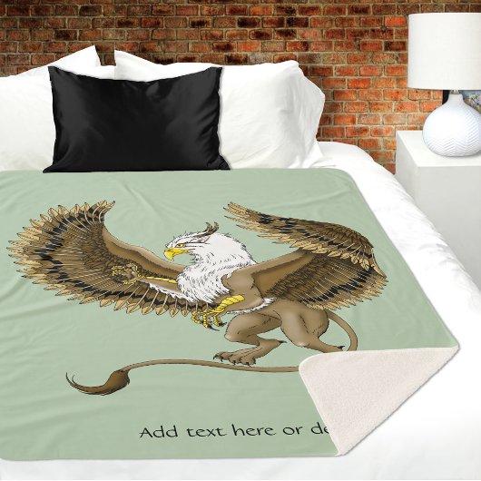 Couverture Sherpa Griffin Imaginaire Griffin Mythologie