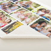 Couverture Sherpa Grille de maçonnerie 12 photo Collage blanc (3/4)