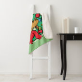 Couverture Sherpa Grille | Max Christmas Wreath (En situation)