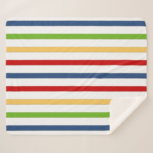 Couverture Sherpa Grille Nautique Sherpa Blanket en polaire (Devant (Horizontal))