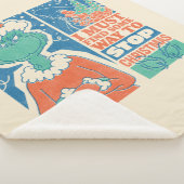 Couverture Sherpa Grille | Stop Christmas Vintage Graphic (3/4)