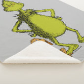 Couverture Sherpa Grinch | posture de Max et Grinch (3/4)