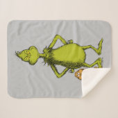 Couverture Sherpa Grinch | posture de Max et Grinch (Devant (Horizontal))