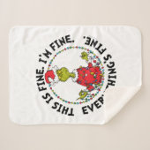 Couverture Sherpa Grinch | Tout va bien (Devant (Horizontal))