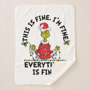 Couverture Sherpa Grinch Tout va bien