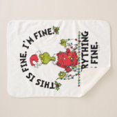 Couverture Sherpa Grinch | Tout va bien (Devant (Horizontal))