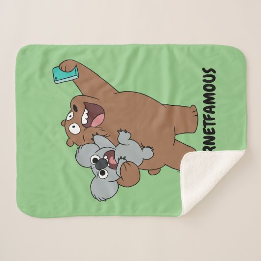 Couverture Sherpa Grizz & Nom Nom - #InternetFamous (Devant (Horizontal))