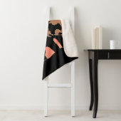 Couverture Sherpa Grizzly Bear au coucher du soleil - Art original d (En situation)