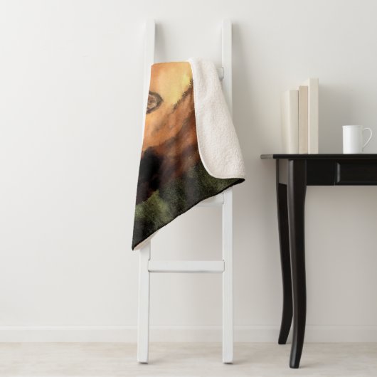 Couverture Sherpa Grizzly Bear vous regarde (En situation)