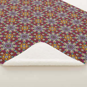 Couverture Sherpa Groovy Heavenly Flower Power