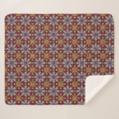 Couverture Sherpa Groovy Heavenly Flower Power (Devant (Horizontal))