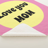 Couverture Sherpa Gros point jaune (3/4)