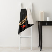 Couverture Sherpa Gros requin foncé (En situation)