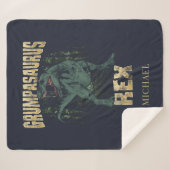 Couverture Sherpa Grumpasaurus Rex Dinosaur T Rex Grandpa (Devant (Horizontal))