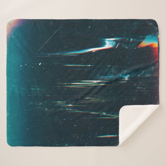 Couverture Sherpa Grunge arrière - plan abstrait. Écran endommagé. O (Devant (Horizontal))