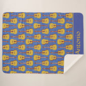 Couverture Sherpa Guitare acoustique personnalisée (Devant (Horizontal))