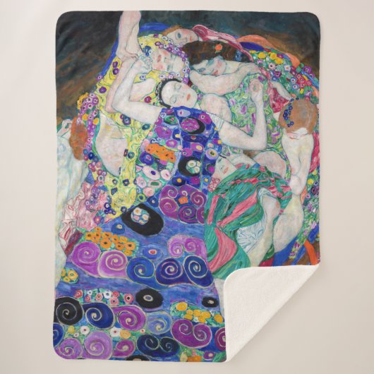 Couverture Sherpa Gustav Klimt - La Vierge (Devant)