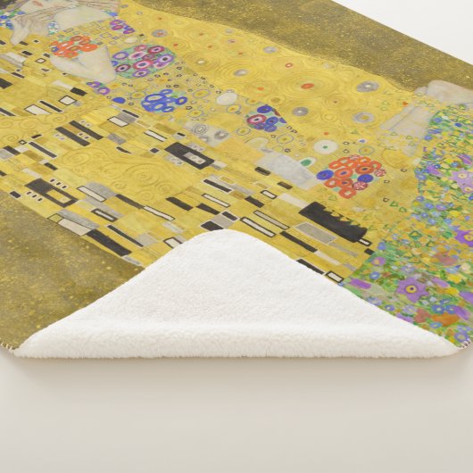 Couverture Sherpa Gustav Klimt - Le baiser (3/4)