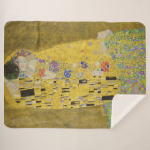 Couverture Sherpa Gustav Klimt - Le baiser (Devant (Horizontal))