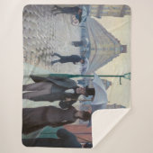 Couverture Sherpa Gustave Caillebotte - Paris Street ; Rainy Day (Devant)