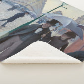 Couverture Sherpa Gustave Caillebotte - Paris Street ; Rainy Day (3/4)