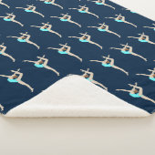 Couverture Sherpa Gymnaste féminine (3/4)