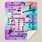 Couverture Sherpa Gymnastique Mot de passe Hologramme Filles Sherpa  (Devant)