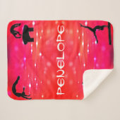 Couverture Sherpa Gymnastique personnalisée Sherpa Blanket (Devant (Horizontal))