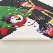 Couverture Sherpa Gymnastique rythmique Célébration de Noël (3/4)