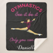 Couverture Sherpa Gymnastique Voyez-le, que ce soit - Seul vous pouv (Devant)