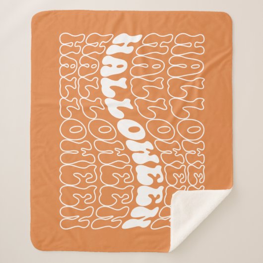 Couverture Sherpa Halloween (Devant)