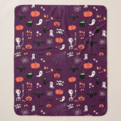 Couverture Sherpa Halloween (Devant)