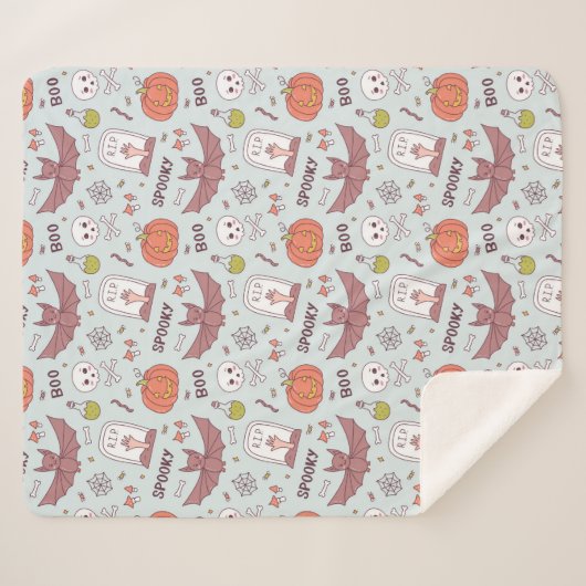 Couverture Sherpa Halloween (Devant (Horizontal))