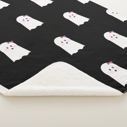 Couverture Sherpa Halloween adorables petites filles fantômes (3/4)