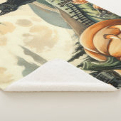 Couverture Sherpa Halloween/Automne/Automne/citrouille/chat (3/4)