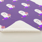 Couverture Sherpa Halloween Cute Little Ghost et les cures (3/4)