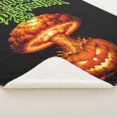 Couverture Sherpa Halloween de destruction massive Jack-o'-lanterne (3/4)