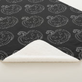 Couverture Sherpa Halloween de la lanterne Jack O' (3/4)