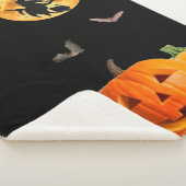 Couverture Sherpa Halloween Scène Sherpa Blanket (3/4)