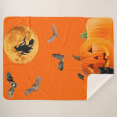 Couverture Sherpa Halloween Sherpa Blanket (Devant (Horizontal))