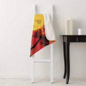 Couverture Sherpa Halloween tropical (En situation)